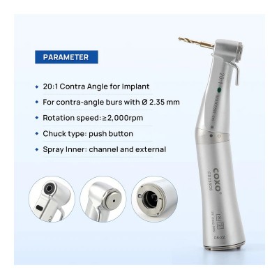 آنگل ایمپلنت پوش باتن غیر نوری - Coxo - Dentonic Implant Angle