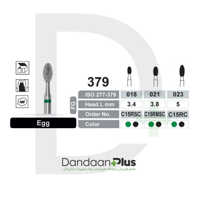 فرز الماسه تراش (5 عددی) - Dentalree - EGG FG 379C