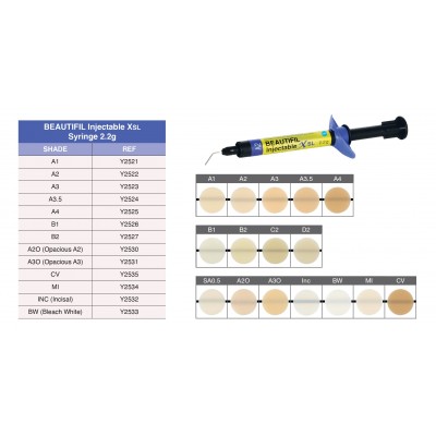 کامپوزیت مدیوم فلو - Shofu - Beautifil Injectable Xsl (Medium Flow)