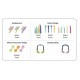 (فروش عمده) کیت سکشنال ماتریس تیتانیومی - Cotisen - Sectional Contoured Matrices Kit