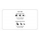 (فروش عمده) کیت سکشنال ماتریس تیتانیومی - Cotisen - Sectional Contoured Matrices Kit