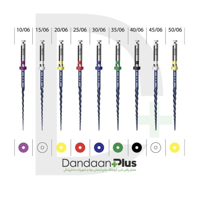 فایل روتاری آبی تیپر ثابت 6% - Incidental - EndoArt Touch Blue