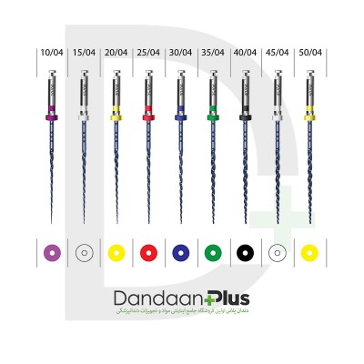 فایل روتاری آبی تیپر ثابت 4% - Incidental - EndoArt Smart Blue