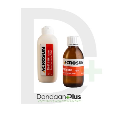 ست آکرلیک رنگ دندان (پختنی) - Acrosun - Heat Cure