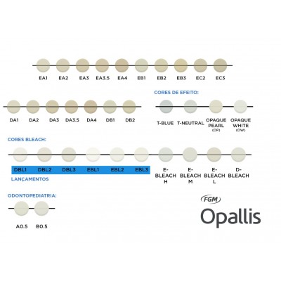 کامپوزیت اپالیس نانوفیل دنتین - FGM - Opallis