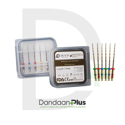 فایل روتاری تیپر ۶% گلد - Denco - Pro Flexi Files Gold