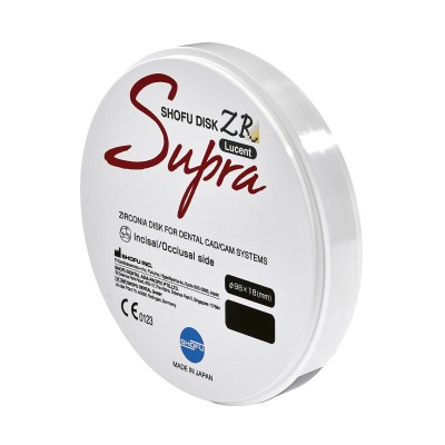 بلوک کدکم مولتی‌لایر زیرکونیا - Shofu - Disk ZR Lucent Supra