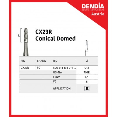 فرز کارباید - Dendia - Crown Cutters CX23R