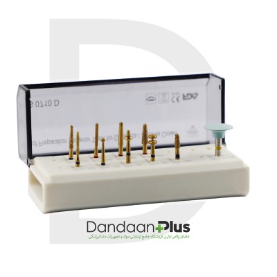 کیت فرز الماسه دندان‌های خلفی - Well Will - Ceramic/Zirconia Burs Kit