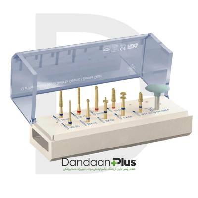 کیت فرز الماسه دندان‌های خلفی - Well Will - Ceramic/Zirconia Burs Kit