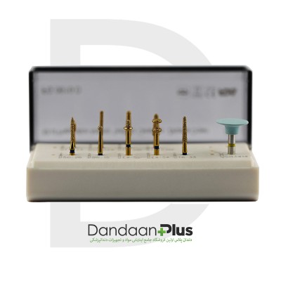 کیت فرز الماسه دندان‌های قدامی - Well Will - Ceramic/Zirconia Burs Kit
