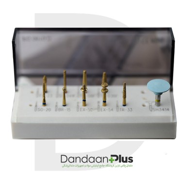 کیت فرز الماسه دندان‌های قدامی - Well Will - Ceramic/Zirconia Burs Kit