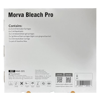 کیت بلیچینگ آفیس پرو ۴۵% - Morvabon - Morva Bleach Pro