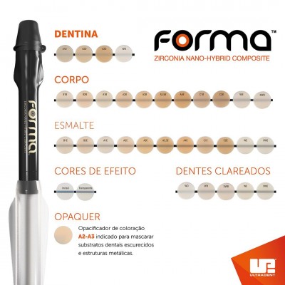 کامپوزیت نانوهیبرید زیرکونیا - Ultradent - FORMA