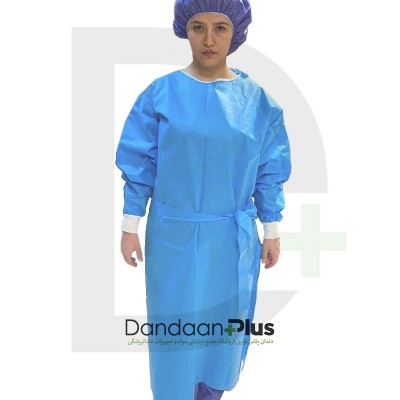 گان جراحی ساده به همراه کلاه