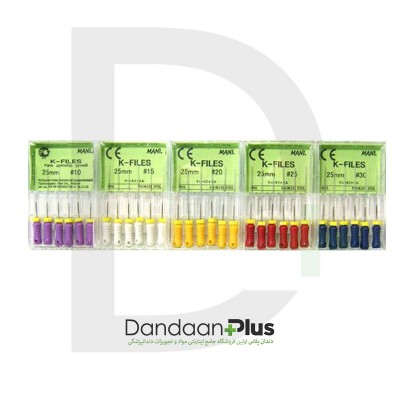 فایل دستی تک سایز طول  Mani-K file 25mm