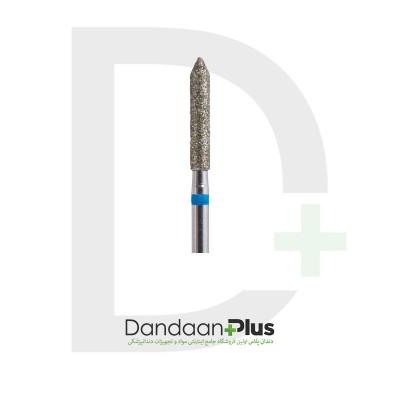 فرز الماسه توربین فیشور نوک تیز- Microdont-FG Diamond Burs Cylinder Ogival End