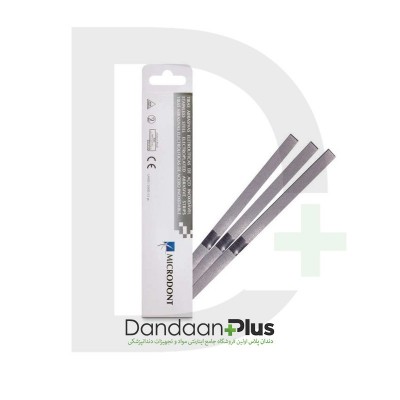 نوار پرداخت استیل دو رو Microdont- Stainless Steel Abrasive Strip double face