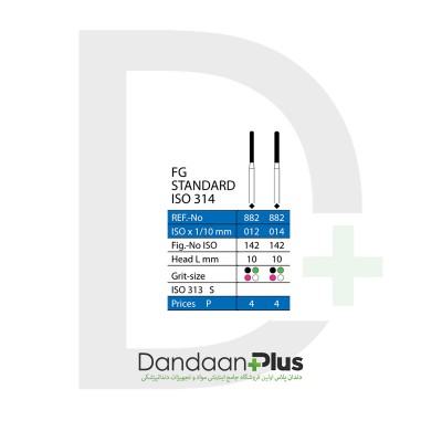 فرز الماسه فیشور XL روند اند مشکی Diatessin- Round Taper 882/SG