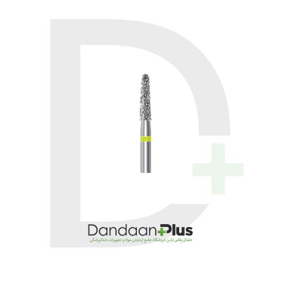 فرز الماسه تیپر روند اند زرد Diatessin- Round End Taper 849/C