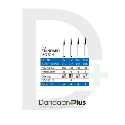 فرز الماسه نیدل متوسط زرد Diatessin- Needle 858/C