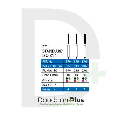 فرز الماسه چمفر بلند سبز Diatessin- Chamfer 879G/XL