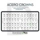 کیت روکش موقت استیل اطفال اس اس کران-Acero SS Crown