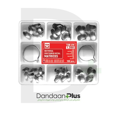 کیت سکشنال ماتریس آناتومیک(100 عددی) - TorVM - Sectional Contoured Metal