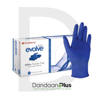 دستکش معاینه - Cranberry - evolve