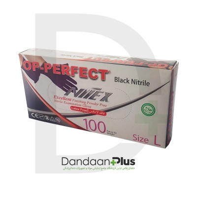 دستکش نیتریل مشکی - OP Perfect - Glove